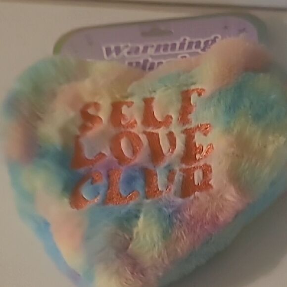 Self Love Club Heart-Shaped Warming  Plush Accessory - Picture 1 of 5